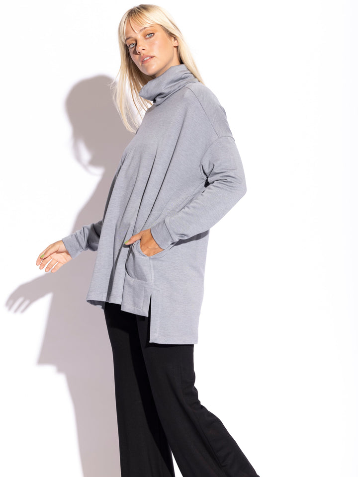 Lauren Turtle Neck Square Tunic