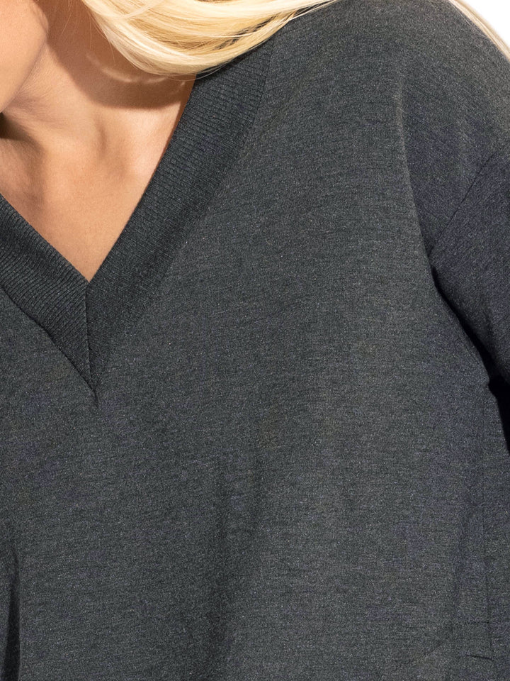 Deena  V-Neck long Sleeve Top