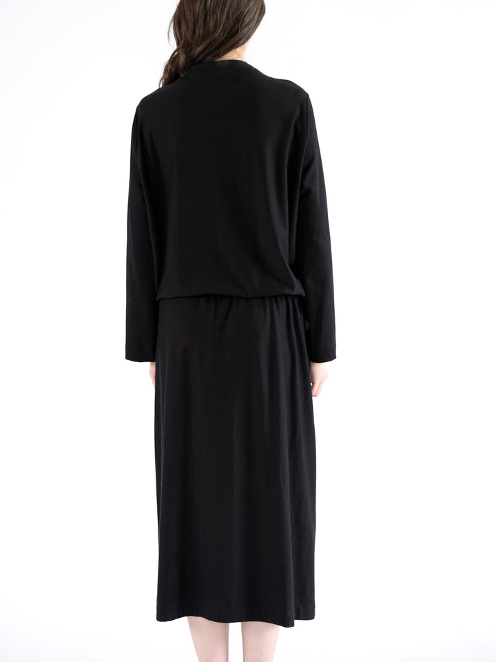Riley Funnel Neck Maxi Dress