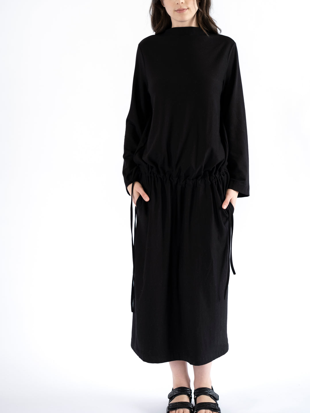 Riley Funnel Neck Maxi Dress